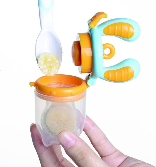 Kidsme Πιπίλα Φαγητού Μπλε Feeder από Σιλικόνη για 4+ μηνών