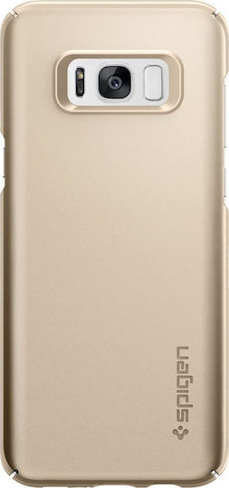 Spigen Thin Fit Задна корица Пластмаса Златист (Galaxy S8)