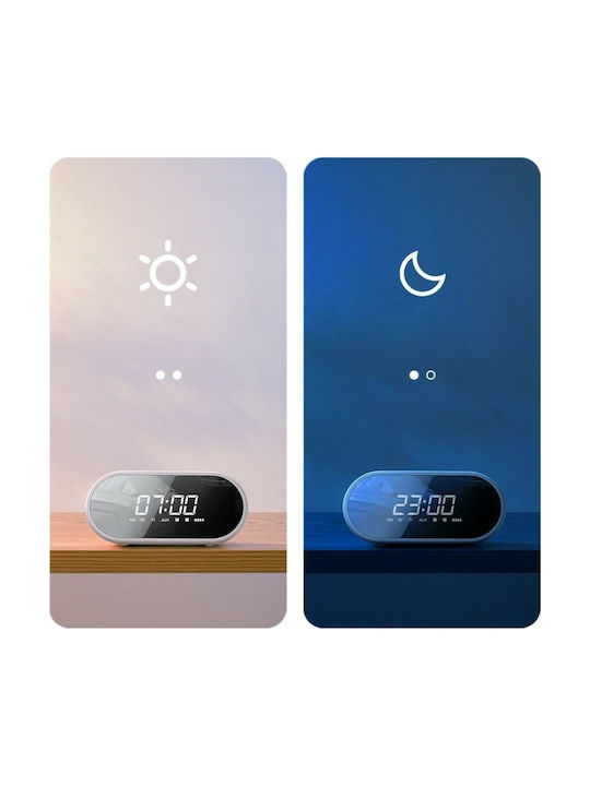 Baseus Encok Tabletop Digital Clock Plastic with Alarm Clock Black NGE09-01