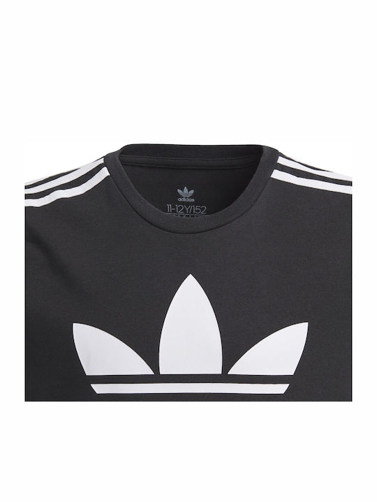 Adicolor Kinderkleid Kurzärmelig Schwarz