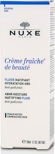 Nuxe Creme Fraiche de Beaute Light 48ωρη Ενυδατική Λεπτόρρευστη Κρέμα Προσώπου 50ml