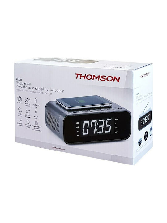 Radio réveil avec chargeur sans fil CR225I THOMSON