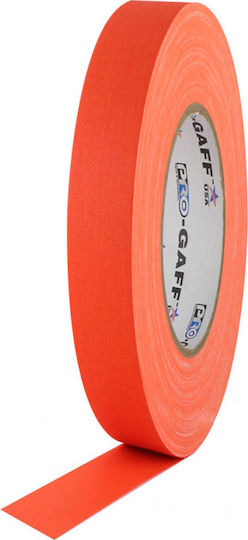 Pro Tapes Gaff Neon Orange Self-Adhesive Fabric Tape Orange 24mmx25m 1pcs