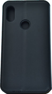 Powertech Slim Book Δερματίνης Μαύρο (Xiaomi Redmi Note 6)