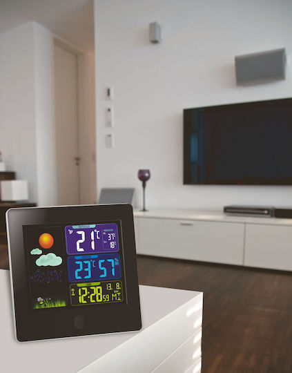 TFA Sun Wireless Digital Weather Station Tabletop Black