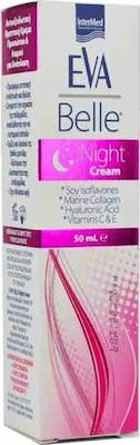 Intermed EVA Belle Κρέμα Προσώπου Νυκτός για Ενυδάτωση & Ανάπλαση με Υαλουρονικό Οξύ & Βιταμίνη C 50ml