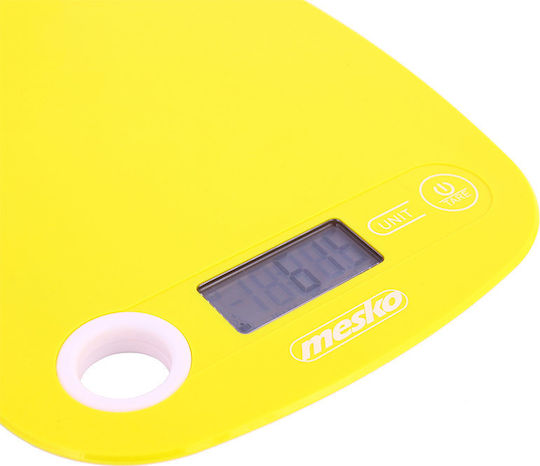 Mesko MS 3159 Ψηφιακή Ζυγαριά Κουζίνας έως 5kg Yellow