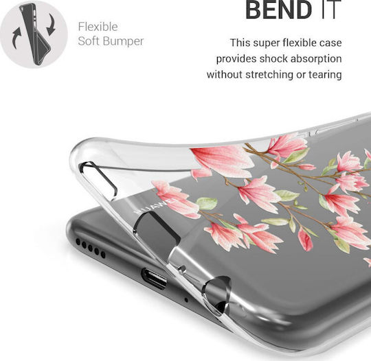 KWmobile Magnolias Back Cover Silicone Multicolour (Huawei P Smart 2019 / Honor 10 Lite)