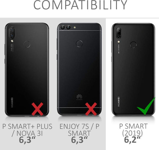 KWmobile Magnolias Back Cover Silicone Multicolour (Huawei P Smart 2019 / Honor 10 Lite)