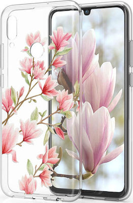 KWmobile Magnolias Back Cover Σιλικόνης Διάφανο (Huawei P Smart 2019 / Honor 10 Lite)