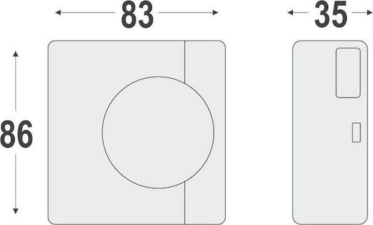 Olympia Electronics BS-900 Αναλογικός Θερμοστάτης Χώρου