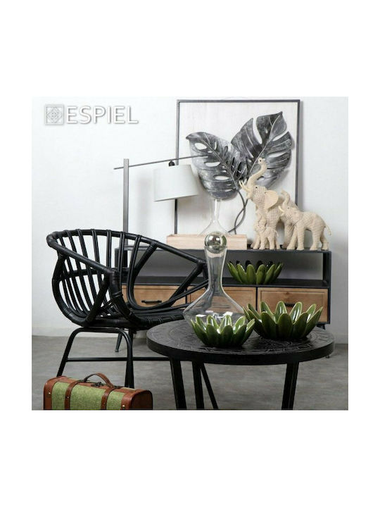 Espiel Decorative Bowl Green 31.5x31.5x11.8cm