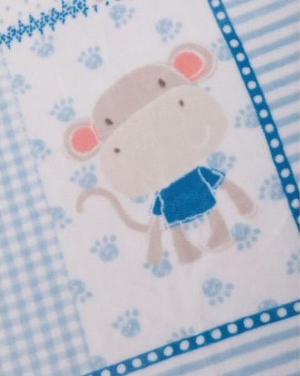 Kikka Boo Babydecke Wickeltücher für Kinderzimmer Fantasia 80x110cm