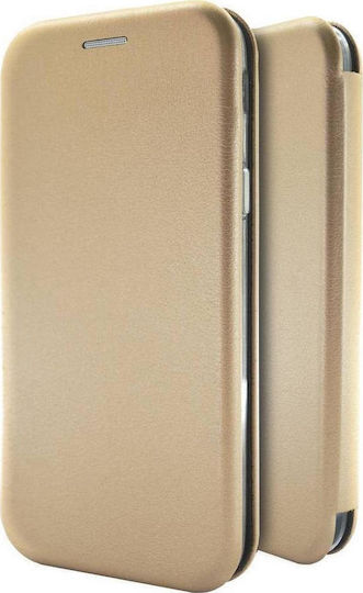 Forcell Book Piele artificială Auriu (Galaxy A20e)