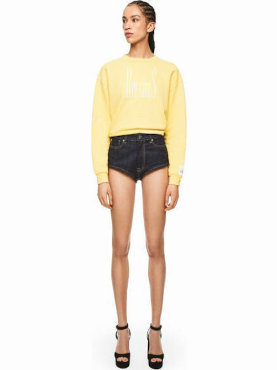 Pepe Jeans x Dua Lipa 80s Rinse Women's Jean High-waisted Shorts Black