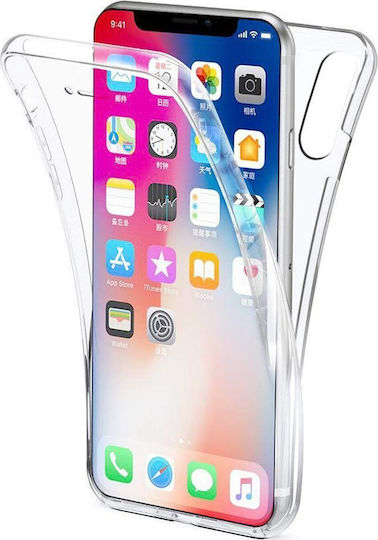 Forcell FRONT BACK 360 Full Cover Silicone 0.3mm Transparent (iPhone XS Max)