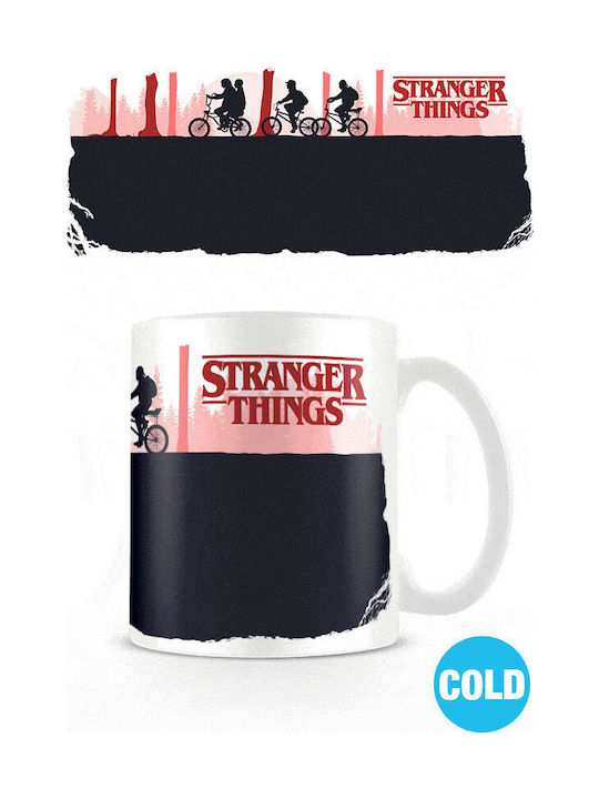 Pyramid International Stranger Things - Upside Down Schimbare de Căldură Cană Ceramică Albă 315ml 1buc