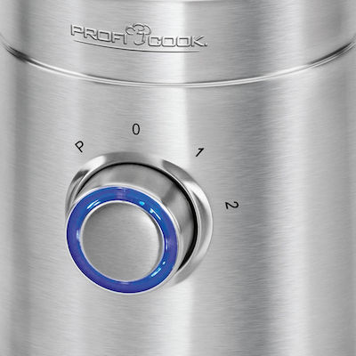 Profi Cook 108637 Μπλέντερ με Γυάλινη Κανάτα 1.5lt 1250W Inox