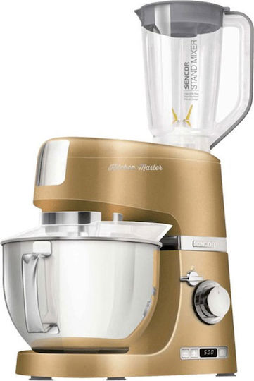 Sencor Stand Mixer 1000W with Stainless Mixing Bowl 4.5lt