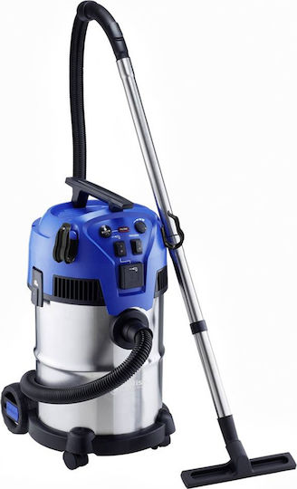 Nilfisk 30 Vacuum Wet / Dry 1400W with Plastic Bin 30lt