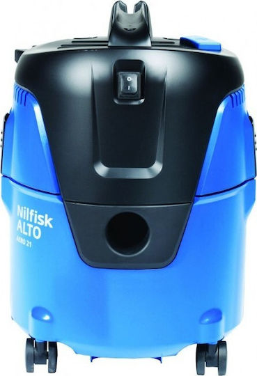 Nilfisk Aero 21-01 PC Σκούπα Υγρών / Στερεών 1250W με Πλαστικό Κάδο 20lt
