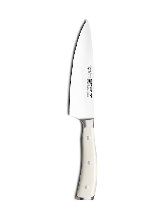 Wusthof Classic Ikon Μαχαίρι Chef από Ανοξείδωτο Ατσάλι Creme 16cm 4596-0-16 1030430116