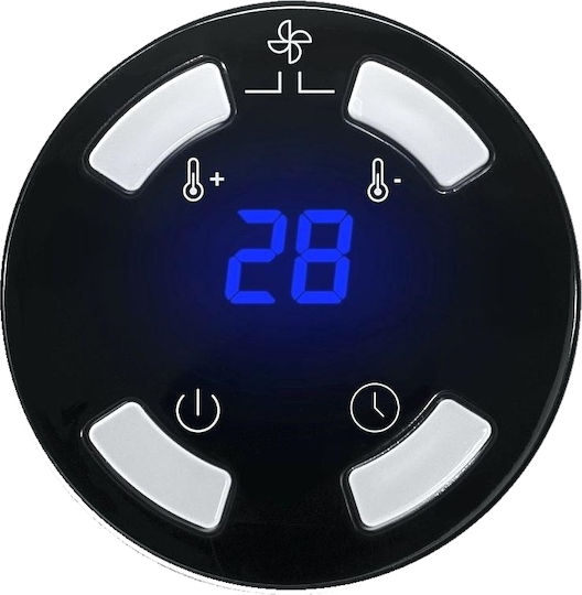Trotec TFC 1 E Ceramic Fan Heater Room Wall 500W