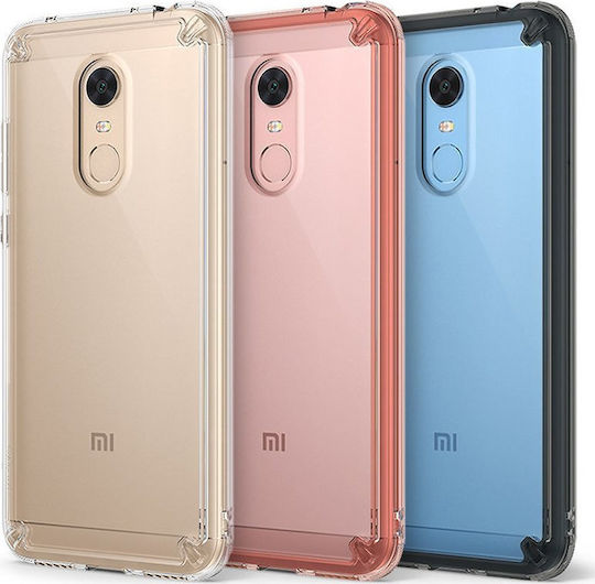 Ringke Fusion Umschlag Rückseite Silikon Schwarz (Redmi 5 Plus)