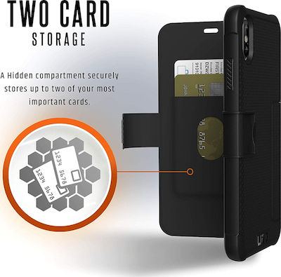 UAG Metropolis Plastic Wallet Durable Black (iPhone XS Max)