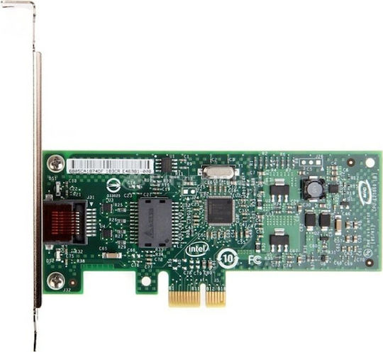 Intel Ενσύρματη Κάρτα Δικτύου Gigabit (1Gbps) Ethernet PCI-e