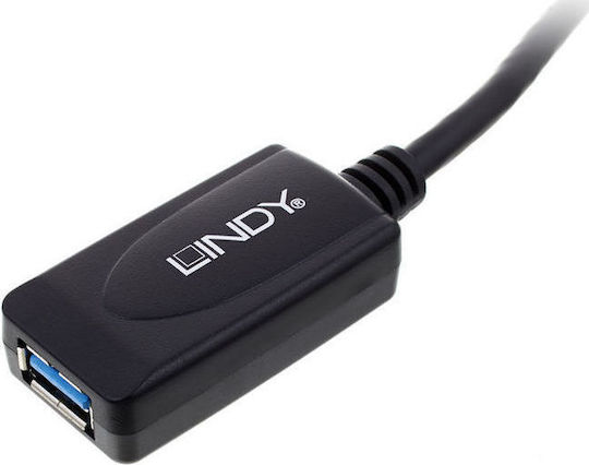 Lindy 5m USB 3.0 Cable A-Male to A-Female (43155)