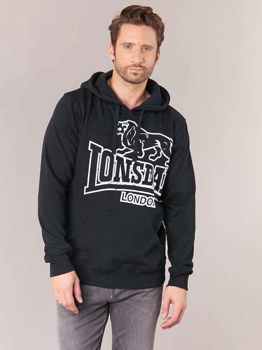 Lonsdale Tadley Black with Hood