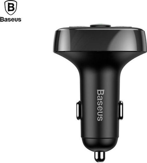 Baseus FM Transmitter Αυτοκινήτου S-13 T Type με USB