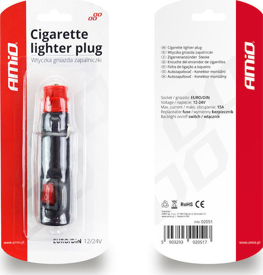 AMiO Φις Αναπτήρα 12v/24V 10A