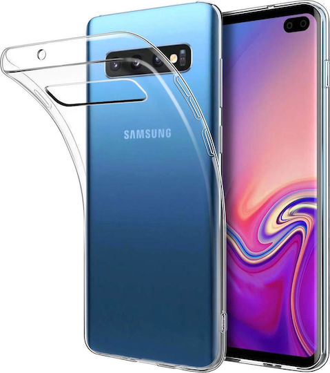 Umschlag Rückseite Silikon 0.5mm Transparent (Galaxy S10+) 51614