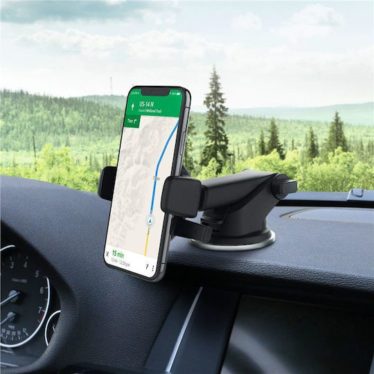 iOttie Βάση Κινητού Αυτοκινήτου Easy One Touch 4 Mini Dash & Windshield Mount με Ρυθμιζόμενα Άγκιστρα