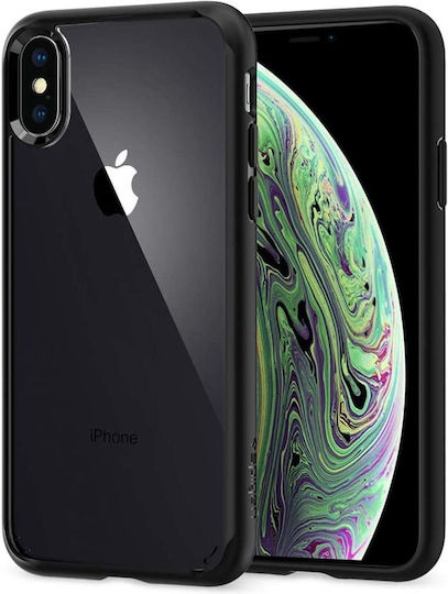 Spigen Ultra Hybrid Back Cover Πλαστικό Μαύρο (iPhone X / Xs)