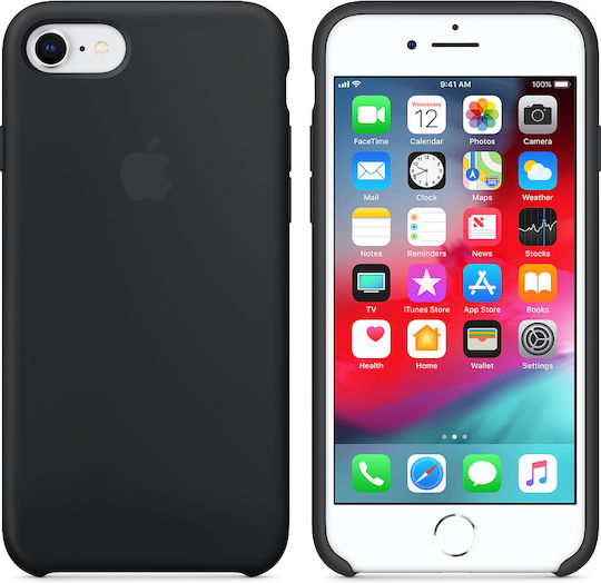Apple Silicone Case Back Cover Silicone Black (iPhone SE 2022/2020)