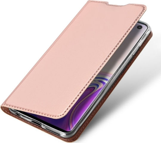 Dux Ducis Skin Pro Book Δερματίνης Ροζ Χρυσό (Galaxy S10+)