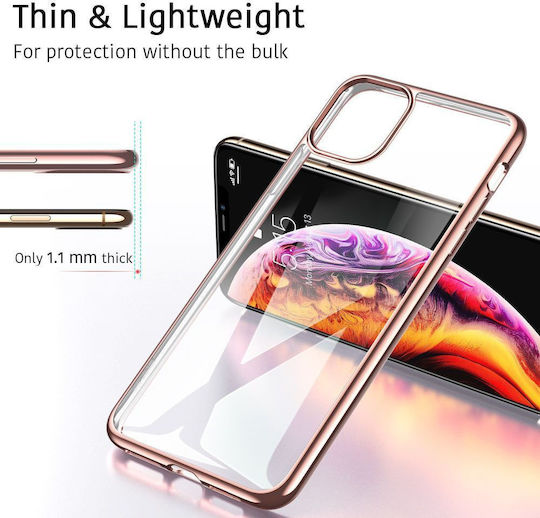 ESR Essential Twinkler Back Cover Σιλικόνης 0.75mm Ροζ Χρυσό (iPhone 11 Pro)