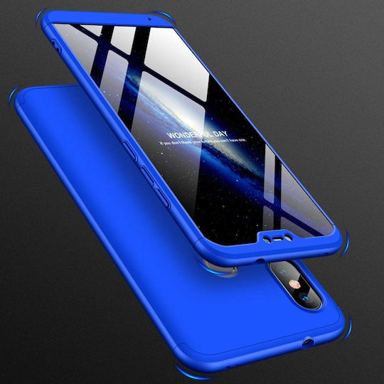2018 360 Full Cover Plastic Blue (Galaxy J6)