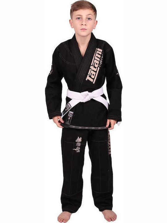 Tatami Fightwear New Meerkatsu Animal Gi Παιδική Στολή Brazilian Jiu Jitsu Μαύρη