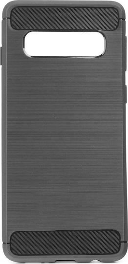 Hurtel Back Cover Πλαστικό Μαύρο (Galaxy S10)