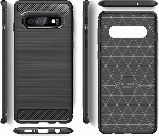 Hurtel Back Cover Πλαστικό Μαύρο (Galaxy S10)