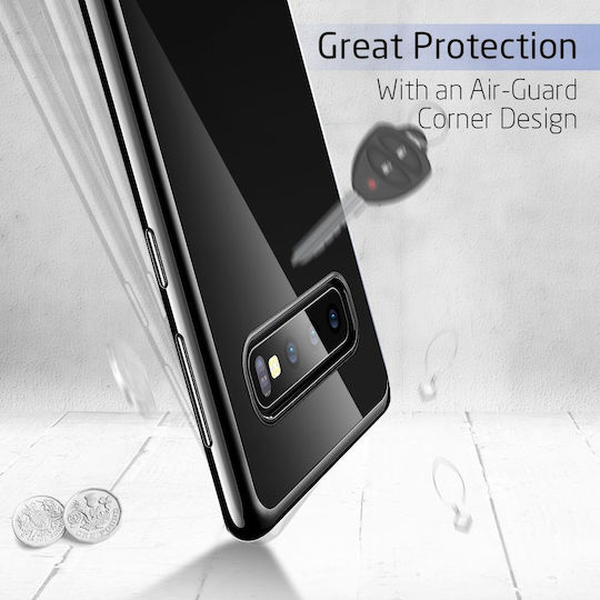 ESR Essential Twinkler Задна корица Силикон 0.75мм Черен (Galaxy S10+)