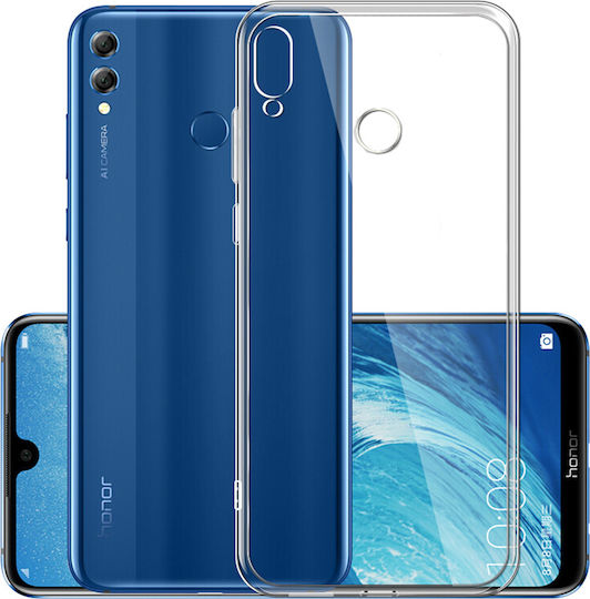 Back Cover Σιλικόνης 1.2mm Διάφανο (Honor 8X)