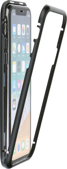 Umschlag Rückseite Kunststoff Schwarz (iPhone XR)