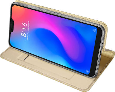 Dux Ducis Skin Pro Synthetic Leather Book Gold (Mi A2 Lite)