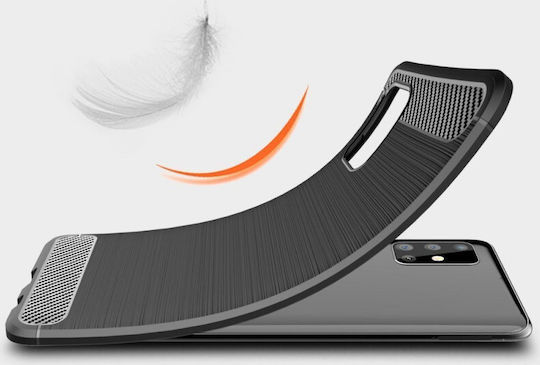 Hurtel Back Cover Σιλικόνης Μαύρο (Galaxy A71)