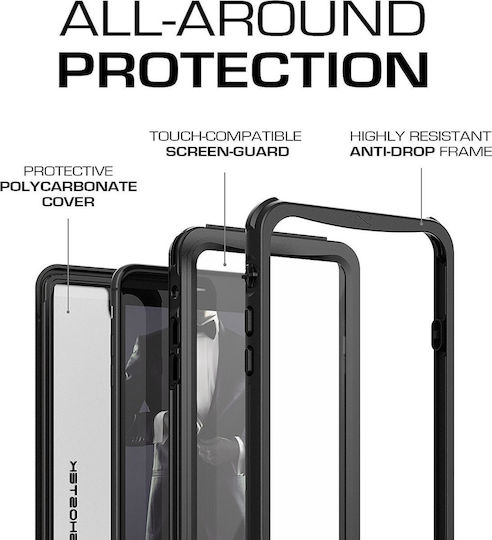 Ghostek Nautical 2 Back Cover Πλαστικό 2mm Αδιάβροχο Μαύρο (iPhone 8 Plus / 7 Plus)
